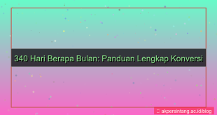 340 hari berapa bulan
