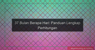 tampilan 37 bulan berapa hari