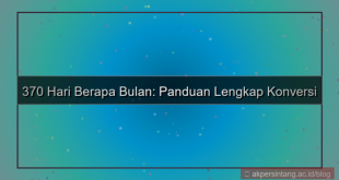 tampilan 370 hari berapa bulan