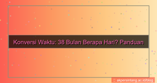 38 bulan berapa hari