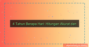 gambar 4 tahun berapa hari