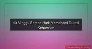 gambar 40 minggu berapa hari