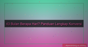 ilustrasi 43 bulan berapa hari
