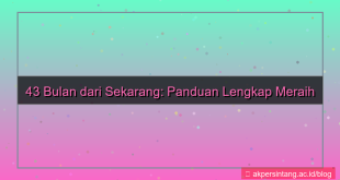 gambar 43 bulan dari sekarang