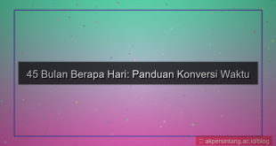 45 bulan berapa hari