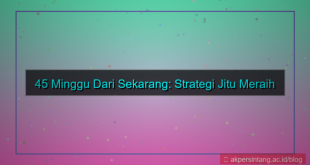 visual 45 minggu dari sekarang