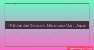 ilustrasi 46 bulan dari sekarang