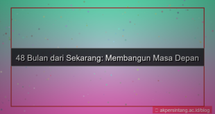 ilustrasi 48 bulan dari sekarang