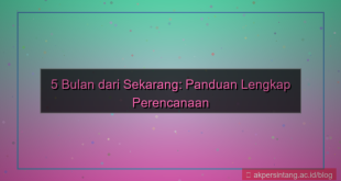 tampilan 5 bulan dari sekarang
