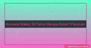 50 tahun berapa bulan