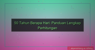 konten 50 tahun berapa hari