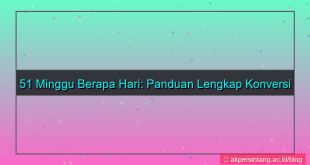 konten 51 minggu berapa hari