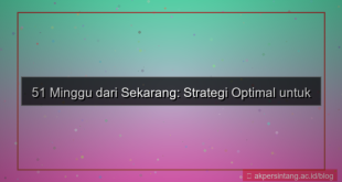 51 minggu dari sekarang