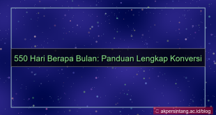 konten 550 hari berapa bulan