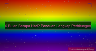 tampilan 6 bulan berapa hari