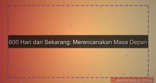 desain 600 hari dari sekarang