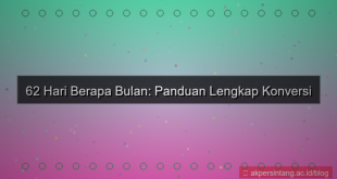 ilustrasi 62 hari berapa bulan