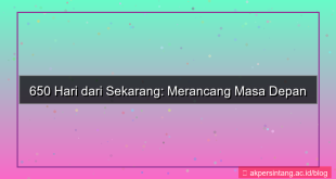 650 hari dari sekarang