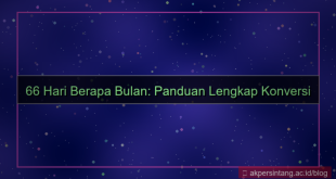 ilustrasi 66 hari berapa bulan