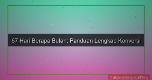 tampilan 67 hari berapa bulan