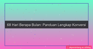 visual 68 hari berapa bulan