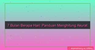 gambar 7 bulan berapa hari