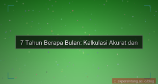 7 tahun berapa bulan