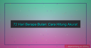 gambar 72 hari berapa bulan