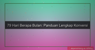 79 hari berapa bulan