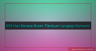 desain 850 hari berapa bulan