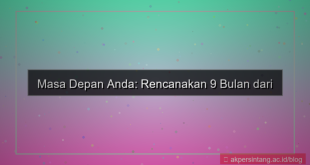 tampilan 9 bulan dari sekarang