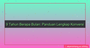 konten 9 tahun berapa bulan