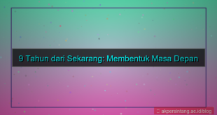 9 tahun dari sekarang