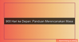 900 hari dari sekarang