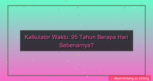 desain 95 tahun berapa hari