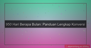 950 hari berapa bulan