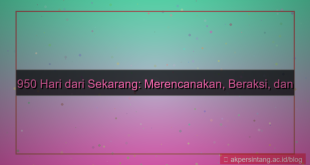 950 hari dari sekarang