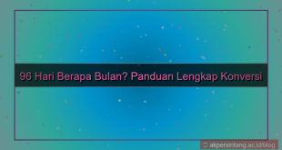 konten 96 hari berapa bulan