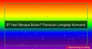 tampilan 97 hari berapa bulan