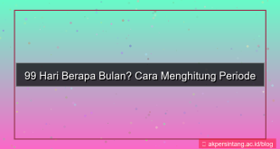 tampilan 99 hari berapa bulan