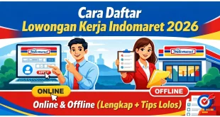 Cara Daftar Lowongan Kerja Indomaret 2026 Online & Offline