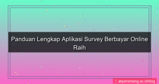 Aplikasi Survey Berbayar Online