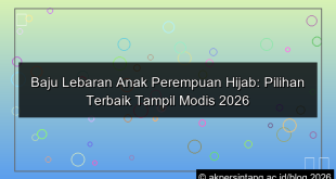 desain baju lebaran anak perempuan hijab
