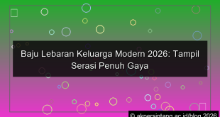 gambar baju lebaran keluarga modern