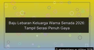 gambar baju lebaran keluarga warna senada