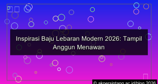 baju lebaran modern