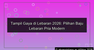 desain baju lebaran pria modern