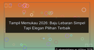 baju lebaran simpel tapi elegan