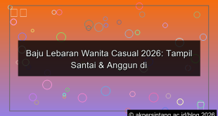 baju lebaran wanita casual
