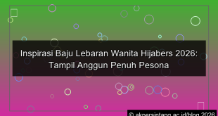 baju lebaran wanita hijabers